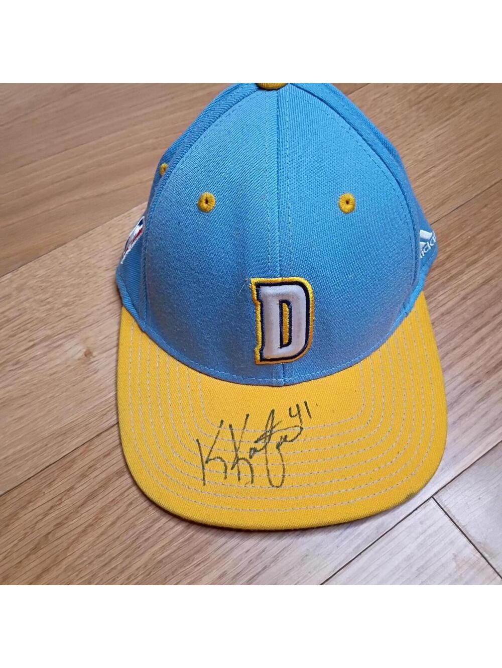 NBA Men's Blue and Multi Hat denver nuggets NBA